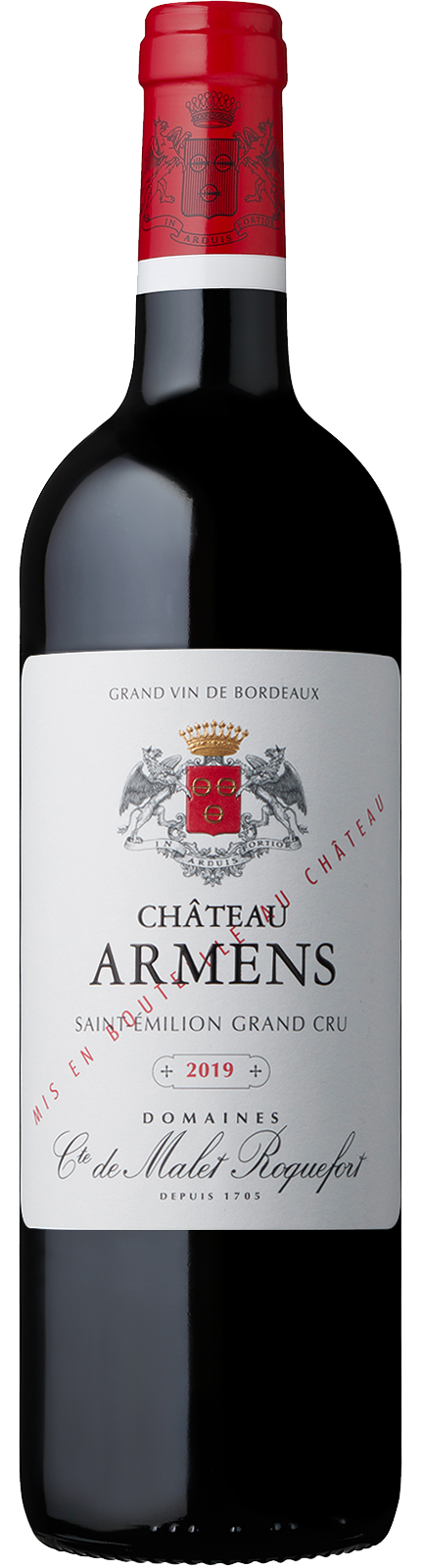 Château Armens - Saint-Émilion Grand Cru - Vin des Domaines Comte de Malet Roquefort