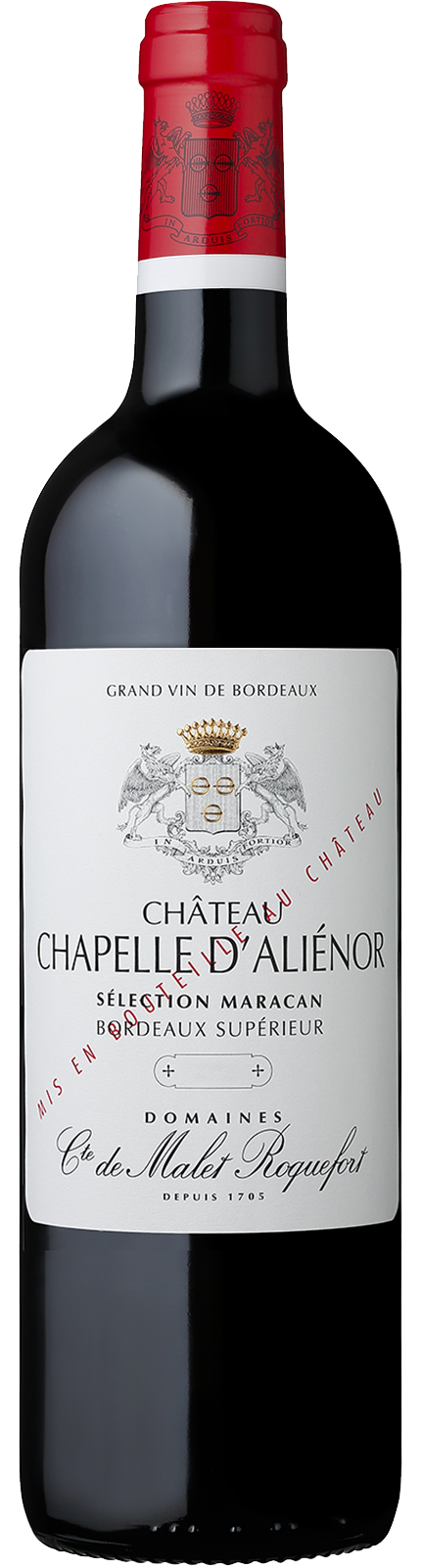 Château Chapelle d'Aliénor - Sélection Maracan - Bordeaux Supérieur - Vin des Domaines Comte de Malet Roquefort