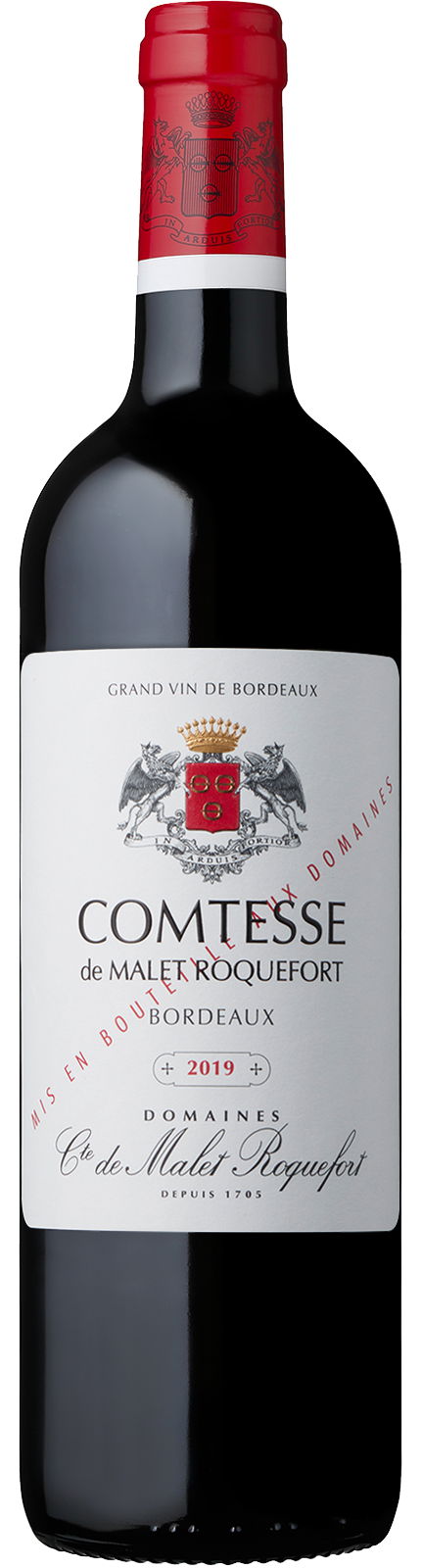 Comtesse de Malet Roquefort - Bordeaux - Vin des Domaines Comte de Malet Roquefort