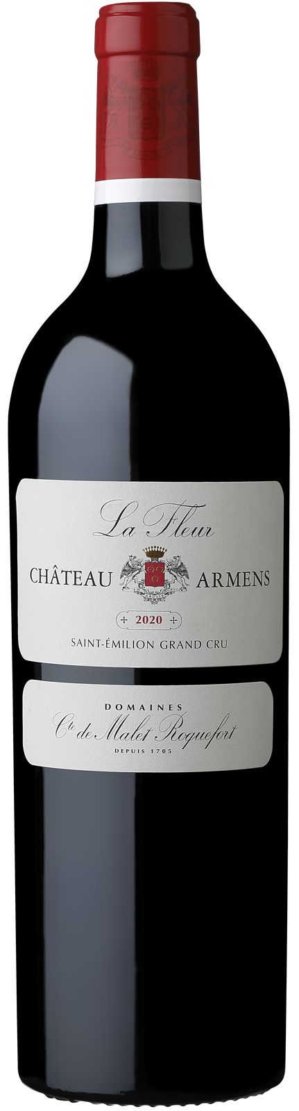 Fleur d'Armens - Saint Emilion Grand Cru - Vin des Domaines Comte de Malet Roquefort